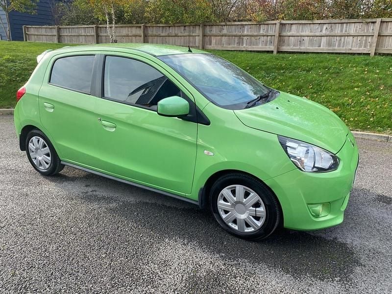 Used Mitsubishi Mirage 2015 Green Hatchback