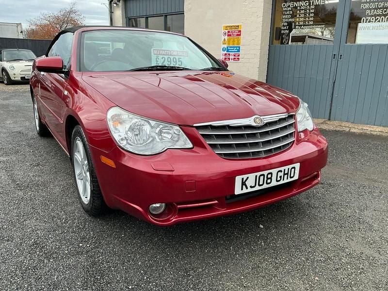 Red Used 2008 Chrysler Sebring Cabriolet Limited Cabriolet | £2,995 - Image 1/4