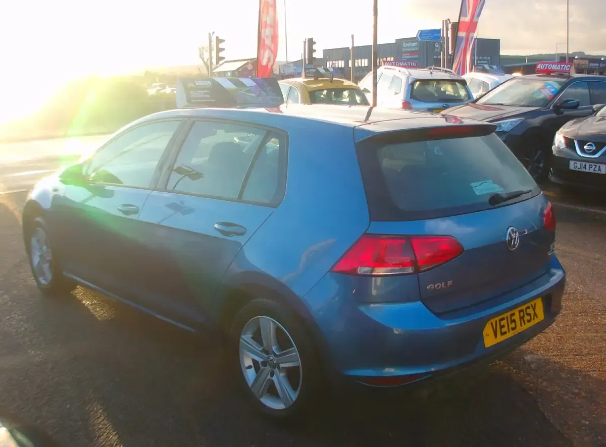 Used VW Golf VII Match 2015 Blue Hatchback