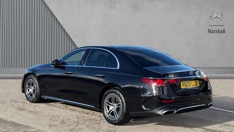 Used Mercedes E200 AMG line 201 HP (147 kW) 2025 Black Sedan