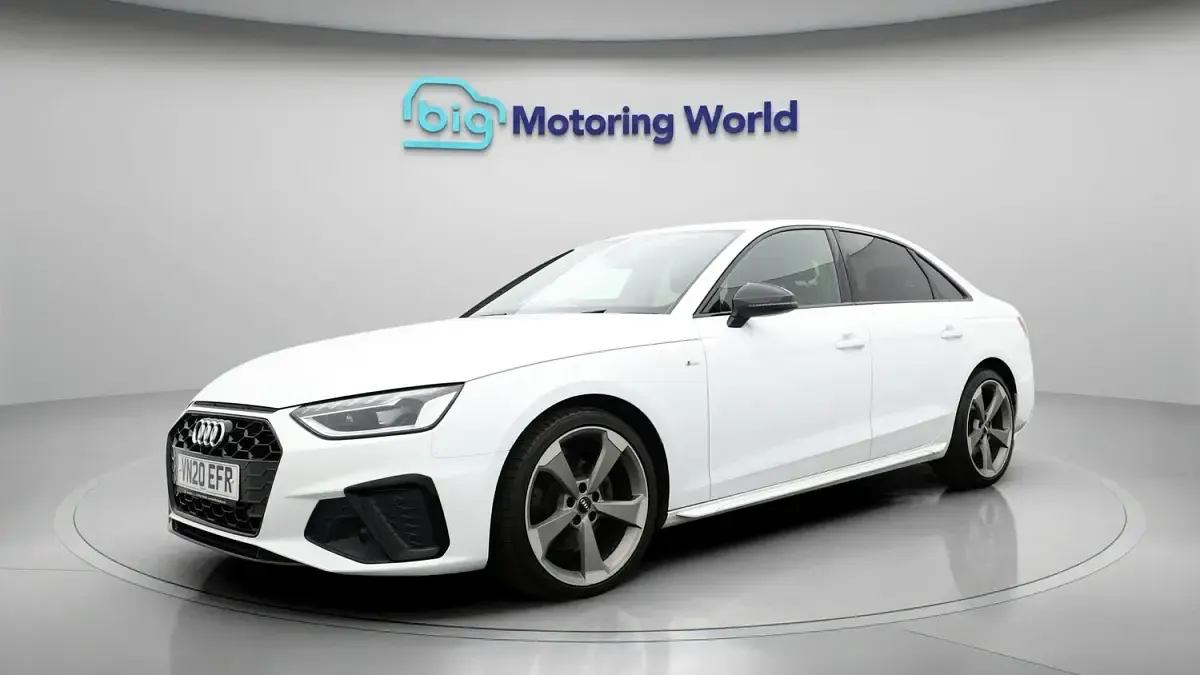 Used Audi A4 Black Edition 163 HP (119 kW) 2020 White Sedan