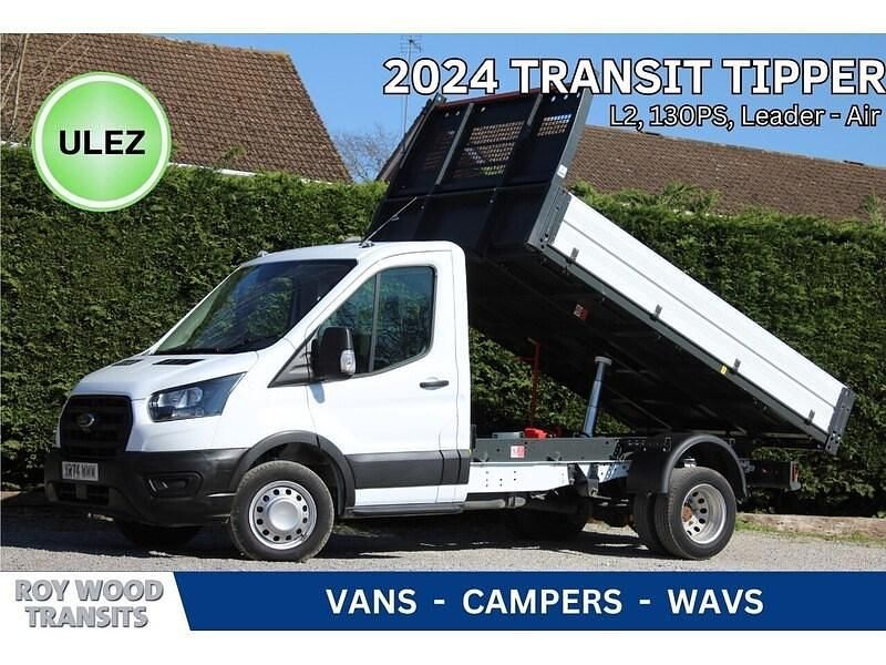 Used Ford Transit 130 HP (95 kW) 2024 White Cabriolet