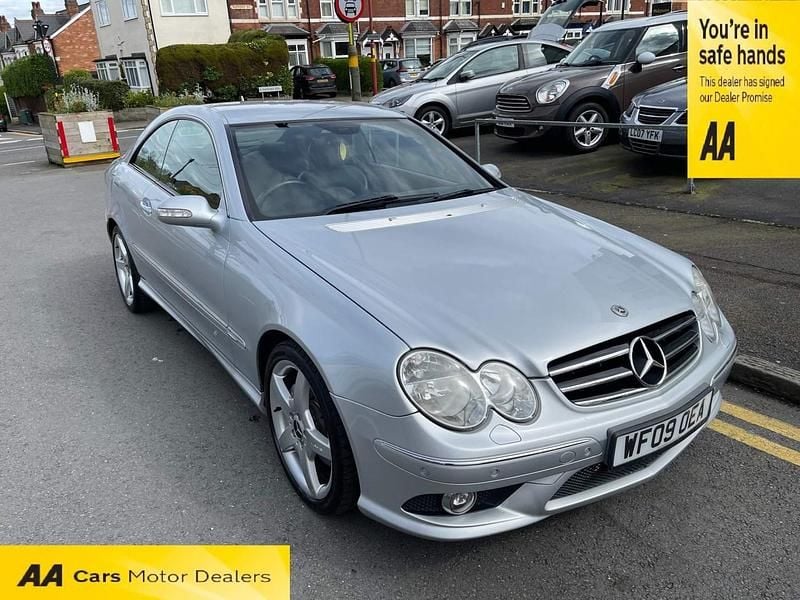 Silver Used 2009 Mercedes CLK220 Coupe | £3,300 (Fair price) - Image 1/4