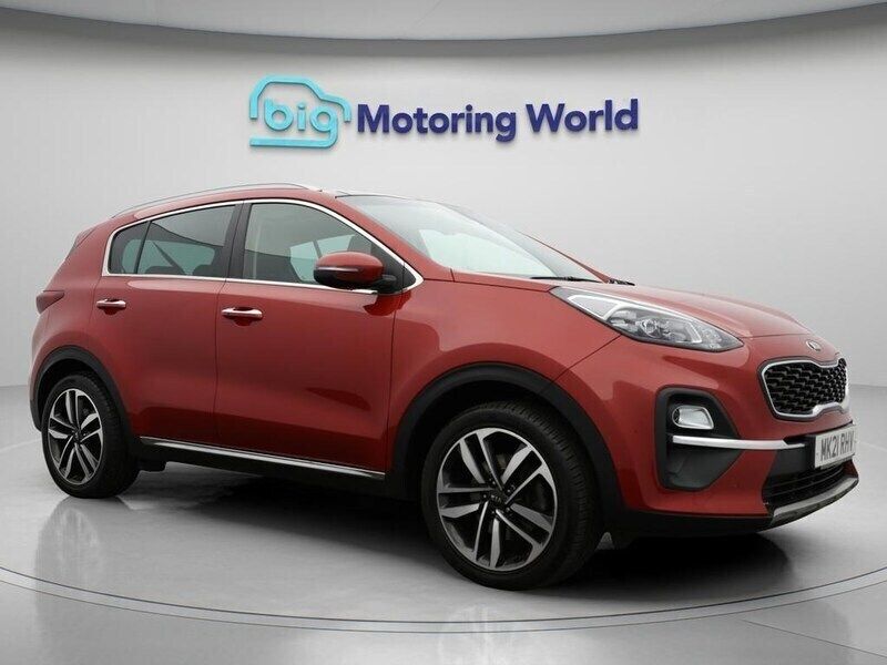 Red Used 2021 Kia Sportage 3 SUV | £17,000 (Fair price) - Image 1/4