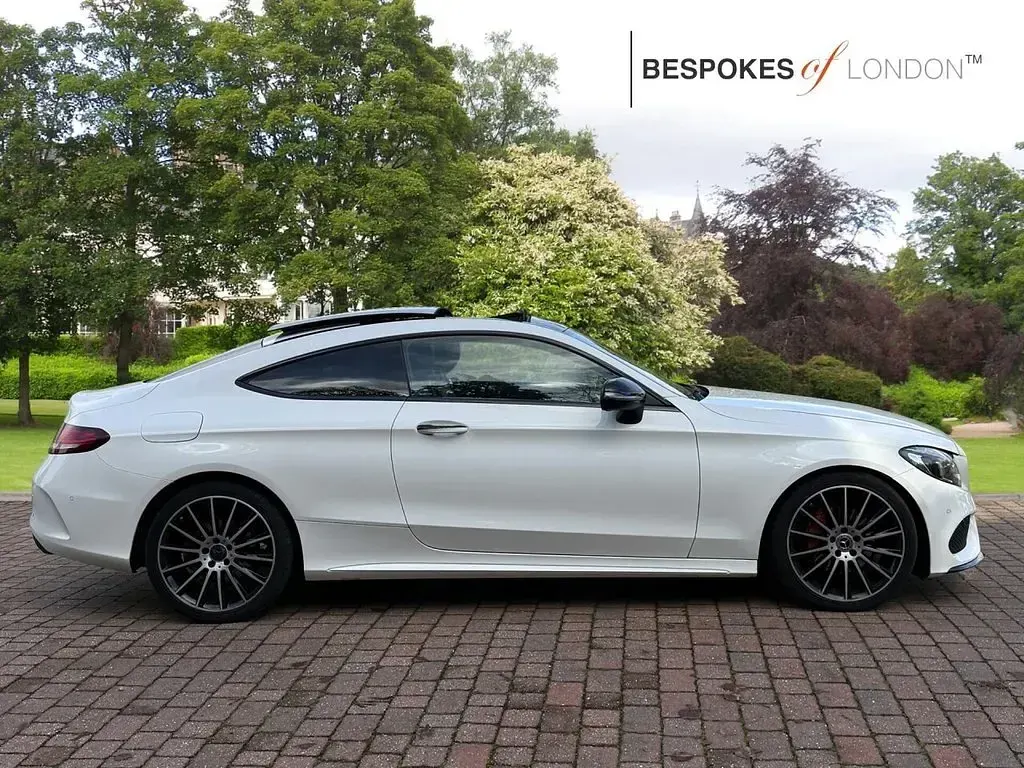 Used Mercedes C220 AMG Line Premium 2017 White Coupe