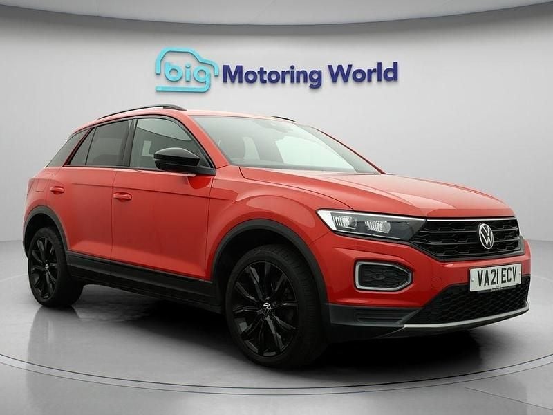 Red Used 2021 VW T-Roc Black Edition SUV | £15,300 (Good price) - Image 1/4