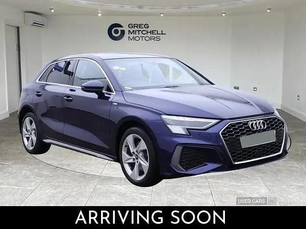 Blue Used 2024 Audi A3 e-tron S-Line Hatchback | £26,945 (A bit pricey) - Image 1/1