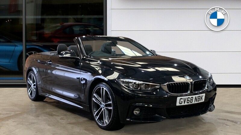 Black Used 2019 BMW 420 M Sport Cabriolet | £19,811 (Fair price) - Image 1/4