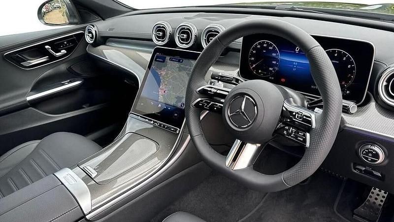 Used Mercedes C200 AMG line 204 HP (150 kW) 2023 Grey Sedan