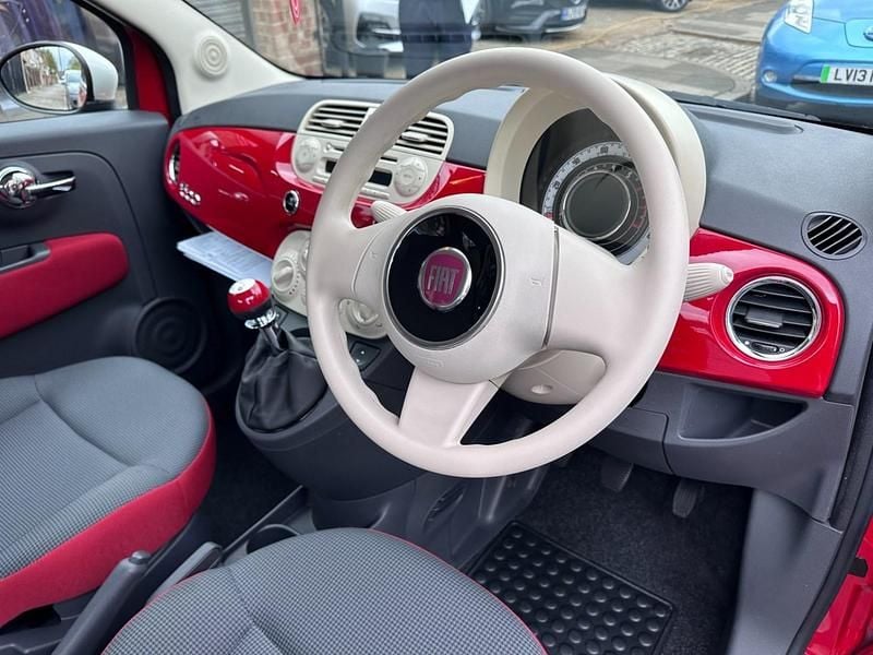 Used Fiat 500 69 HP (50 kW) 2015 Red Hatchback