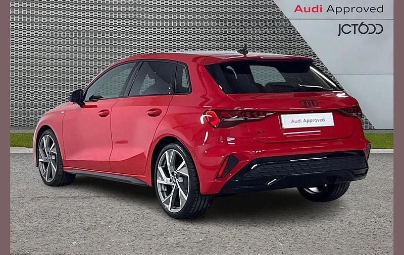 Used Audi A3 Black Edition 147 HP (108 kW) 2025 Red Hatchback