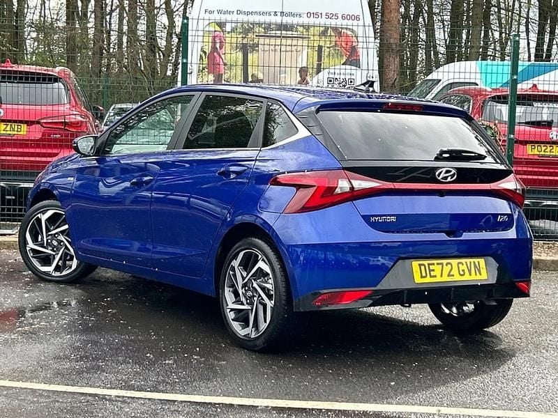 Used Hyundai i20 Premium 100 HP (73 kW) 2022 Blue Hatchback