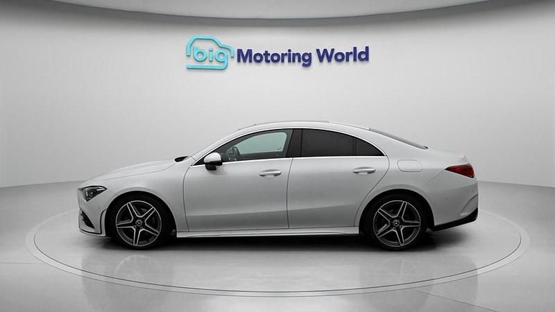 Used Mercedes CLA180 AMG line 136 HP (100 kW) 2021 White Sedan