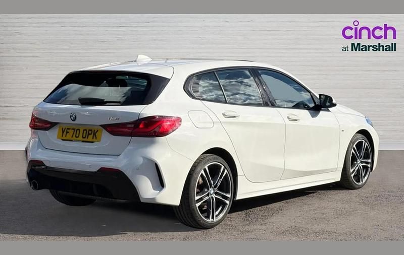 Used BMW 118 M Sport 138 HP (101 kW) 2020 White Hatchback