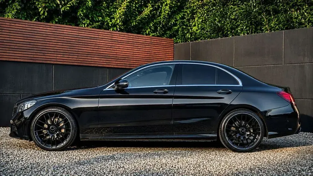Used Mercedes C300 AMG line 2020 Black Sedan