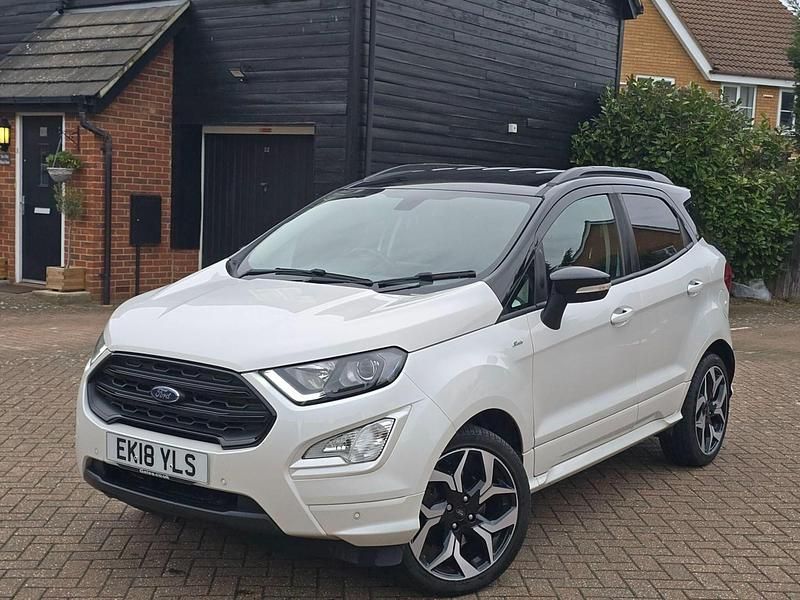 Used Ford Ecosport ST-Line 125 HP (91 kW) 2018 White SUV