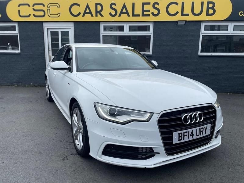 White Used 2014 Audi A6 S-Line Sedan | £5,995 (Good price) - Image 1/4