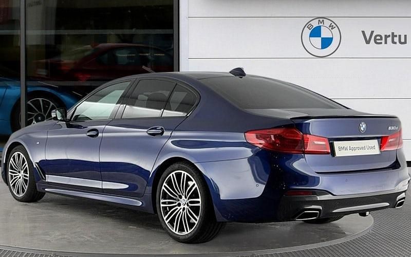 Used BMW 530 M Sport 265 HP (194 kW) 2020 Blue Sedan