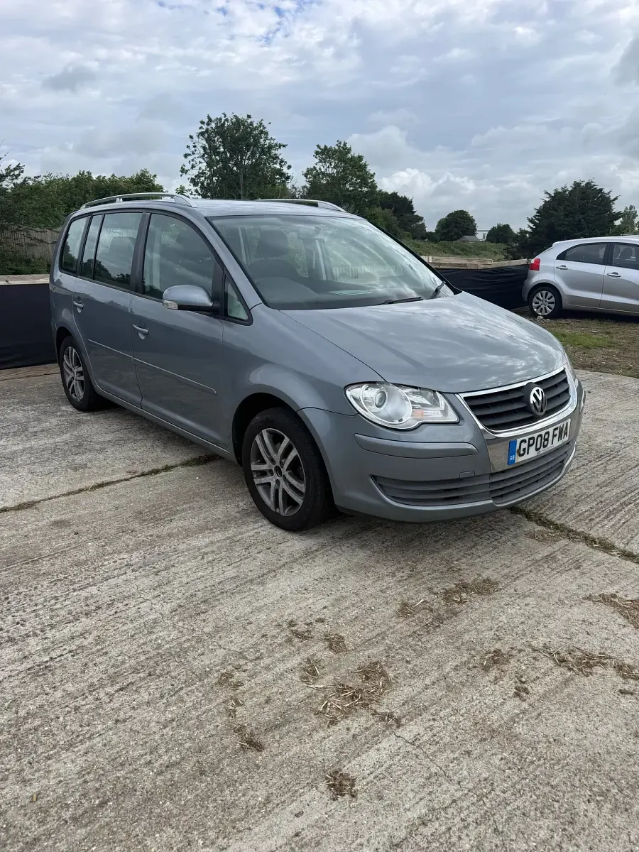 Used VW Touran SE 105 HP (77 kW) 2008 Grey MPV