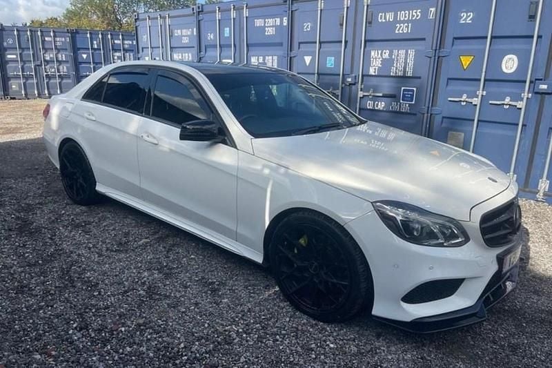 White Used 2015 Mercedes E350 AMG Sedan | £10,995 (Fair price) - Image 1/1