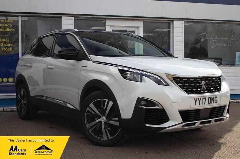 Used Peugeot 3008 GT-line 120 HP (88 kW) 2017 White SUV
