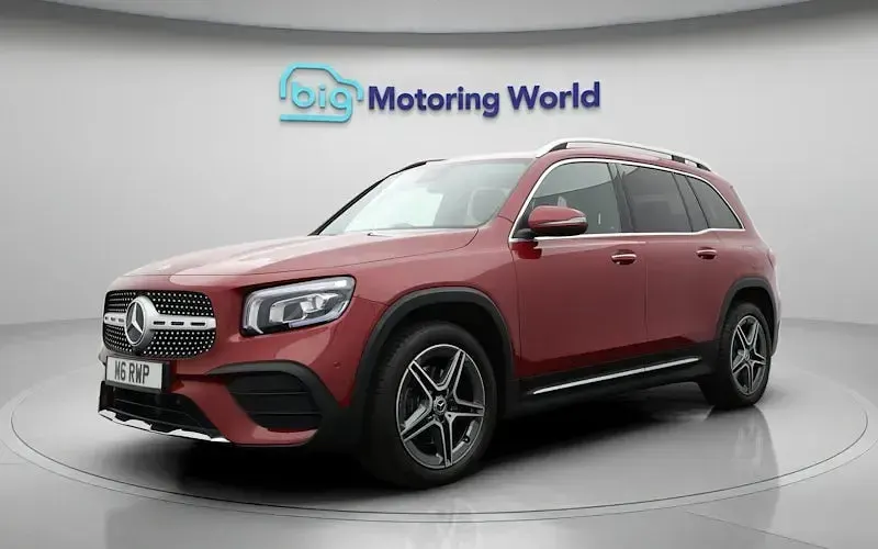 Used Mercedes GLB200 AMG line 163 HP (119 kW) 2022 Red SUV