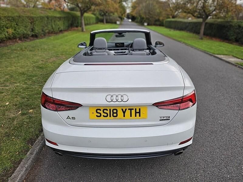 Used Audi A5 Cabriolet S-Line 2018 White Cabriolet