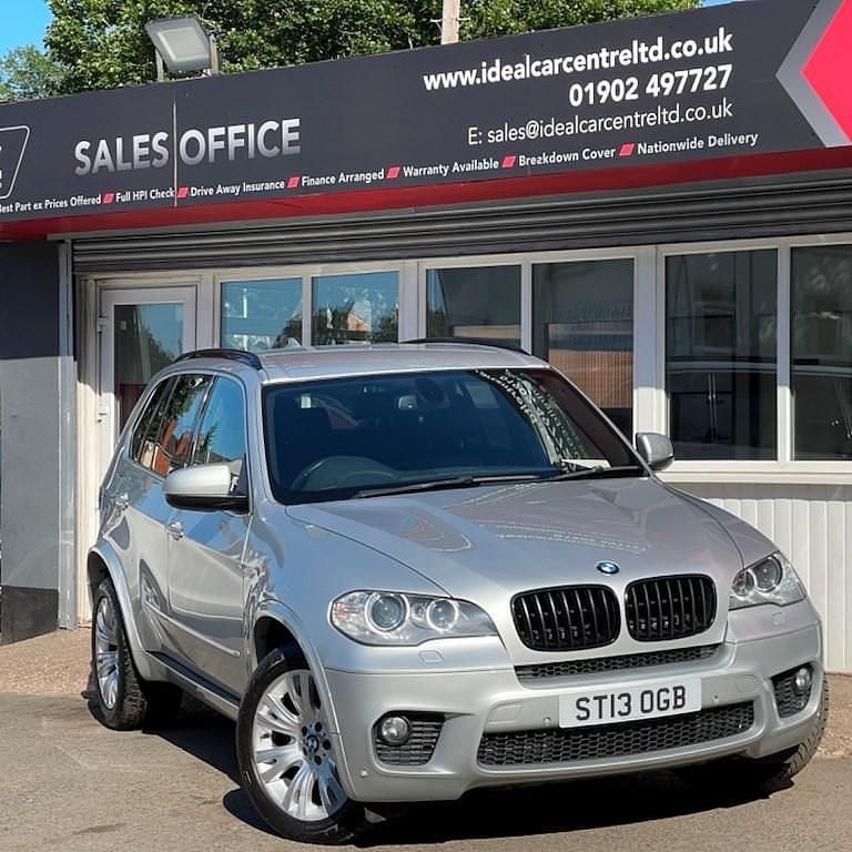 Silver Used 2013 BMW X5 M Sport SUV | £8,295 (Good price) - Image 1/3
