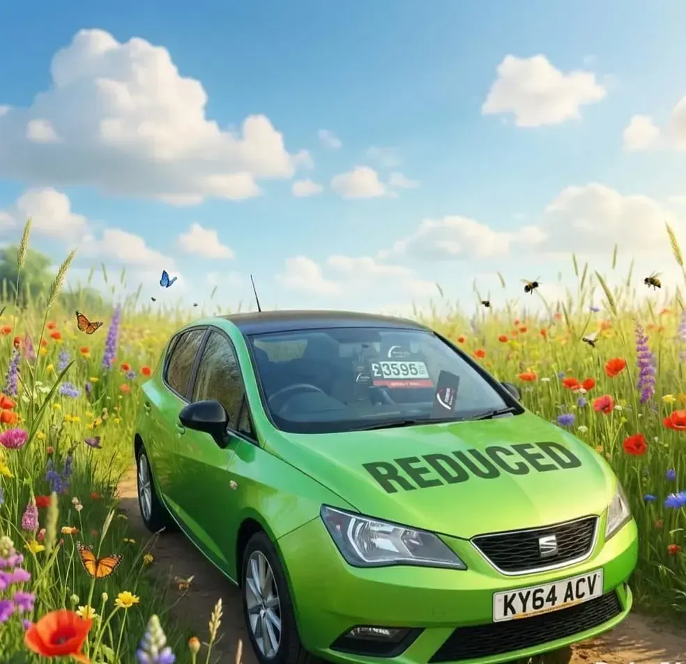 Begagnad Seat Ibiza 2014 Grön Halvkombi