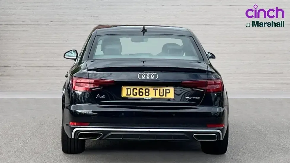 Used Audi A4 S-Line 190 HP (139 kW) 2019 Black