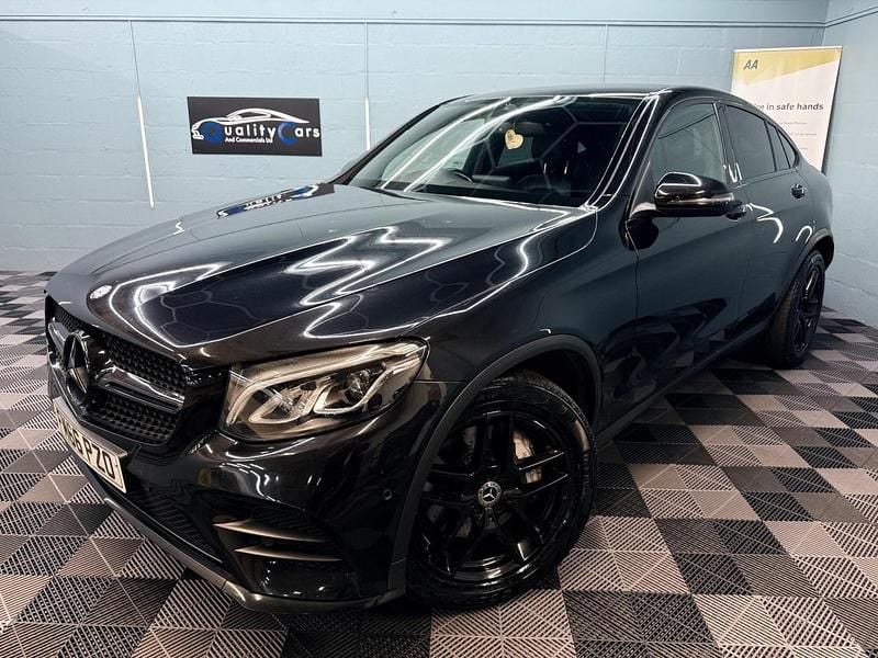 Black Used 2017 Mercedes GLC220 AMG line Coupe | £16,995 (Good price) - Image 1/4