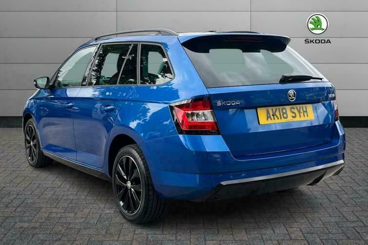 Used Skoda Fabia Monte Carlo 110 HP (80 kW) 2018 Blue Hatchback
