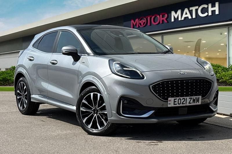 Silver Used 2021 Ford Puma ST-Line Hatchback | £17,690 (Fair price) - Image 1/4