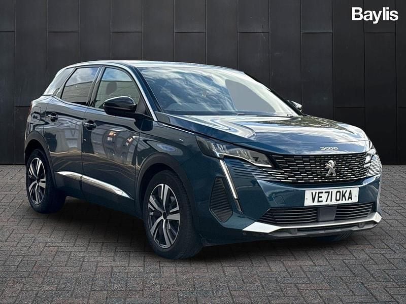 Blue Used 2022 Peugeot 3008 Allure Hatchback | £17,991 (Fair price) - Image 1/3