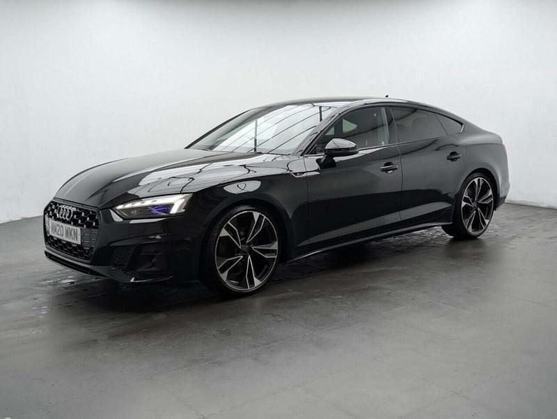 Used Audi A5 Sportback Design 190 HP (139 kW) 2020 Black Hatchback