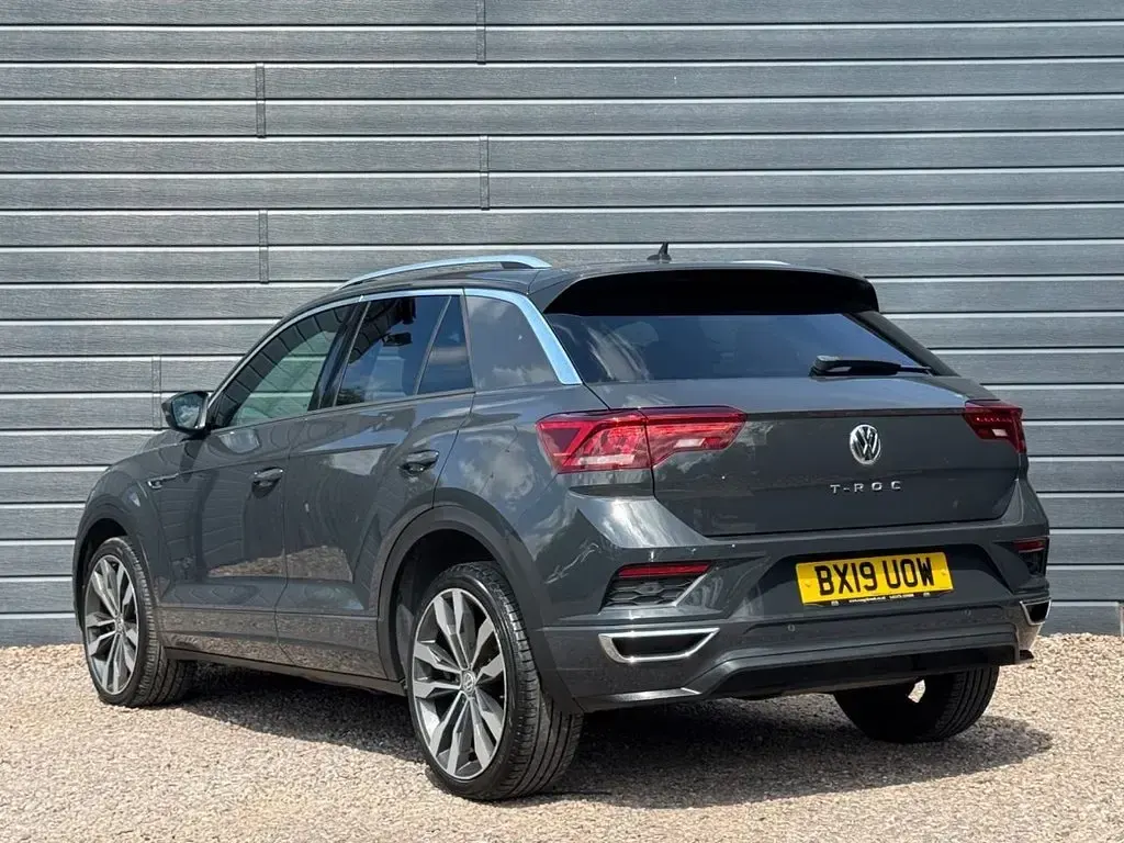 Used VW T-Roc R-line 115 HP (84 kW) 2019 Grey SUV