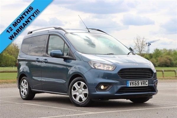 Blue Used 2019 Ford Tourneo Courier Zetec MPV | £8,490 (Fair price) - Image 1/1