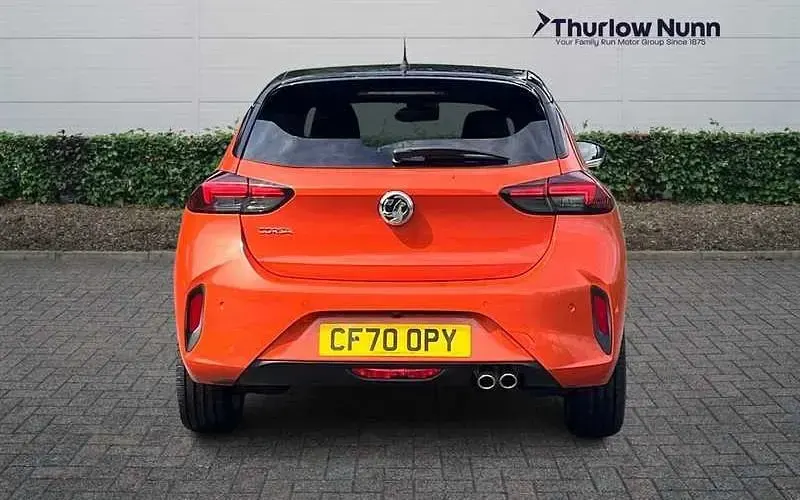 Used Vauxhall Corsa Ultimate 131 HP (96 kW) 2021 Orange Hatchback