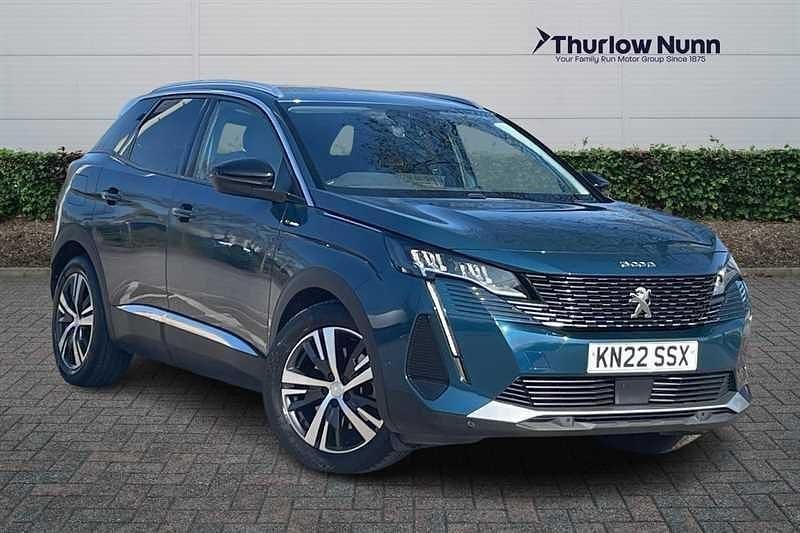 Blue Used 2022 Peugeot 3008 Allure Premium SUV | £18,000 (Good price) - Image 1/4