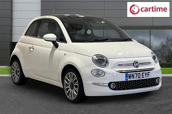 White Used 2020 Fiat 500 Star Hatchback | £9,999 (A bit pricey) - Image 1/4