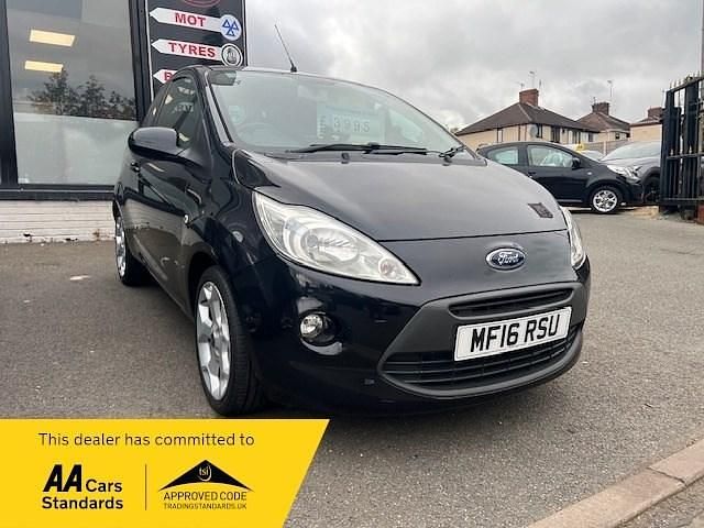 Used Ford Ka Zetec 2016 Black Hatchback