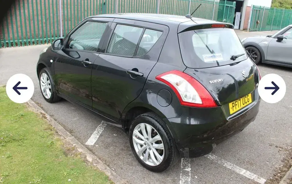 Used Suzuki Swift SZ3 94 HP (69 kW) 2017 Black Hatchback