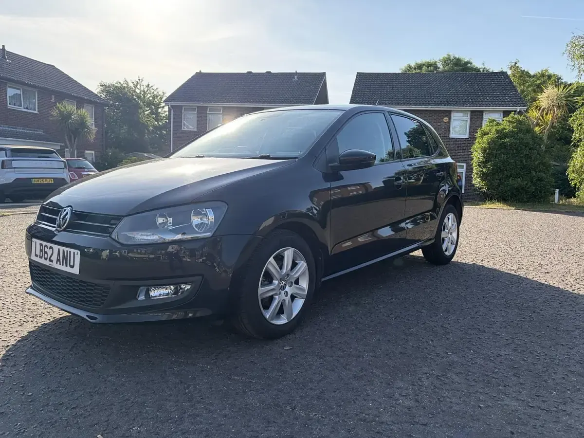 Used VW Polo Match 85 HP (62 kW) 2012 Black Hatchback