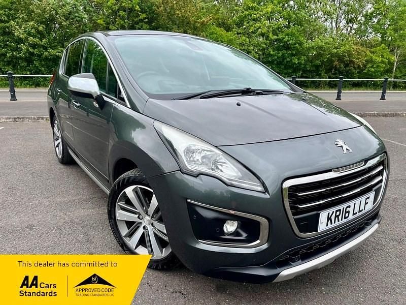 Grey Used 2016 Peugeot 3008 Allure Hatchback | £6,500 (Fair price) - Image 1/4