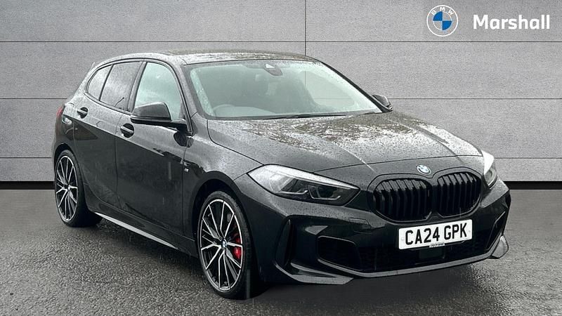 Black Used 2024 BMW 128 Shadowline | £26,674 (Fair price) - Image 1/4