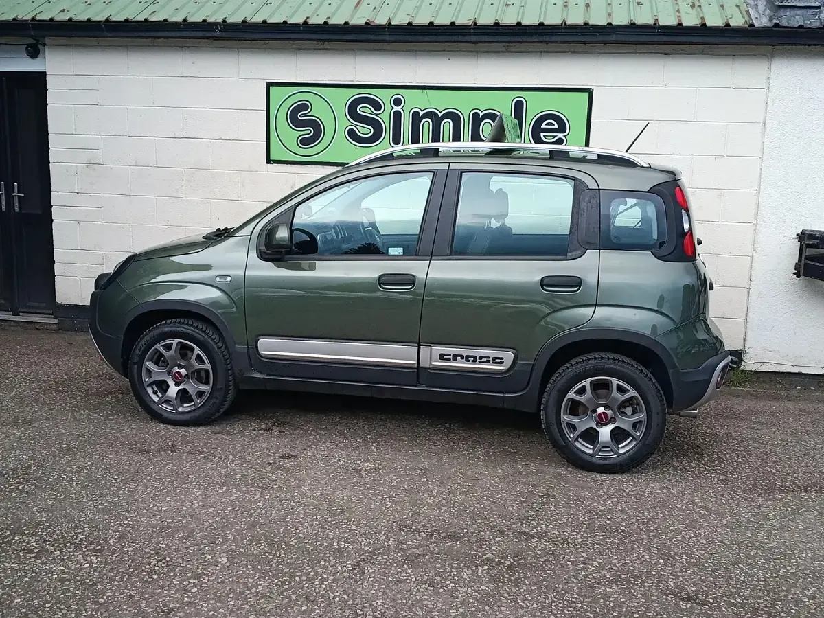 Used Fiat Panda Cross Cross 90 HP (66 kW) 2018 Green Hatchback