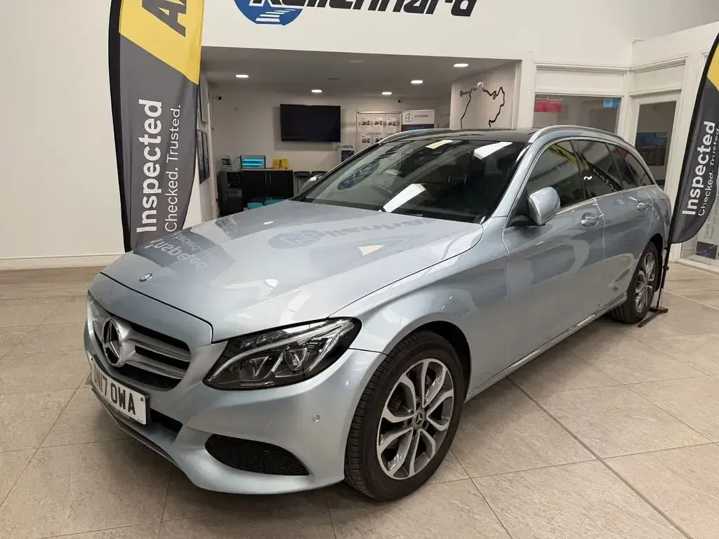 Used Mercedes C200 Premium Plus 184 HP (135 kW) 2017 Silver Estate
