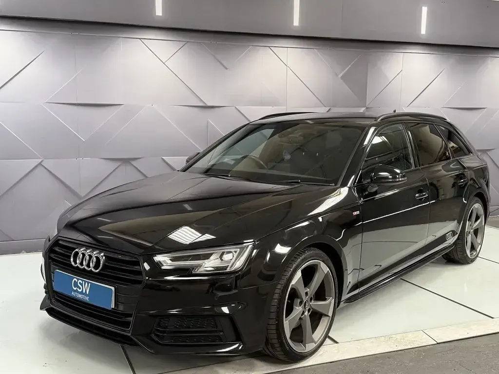 Used Audi A4 Black Edition 150 HP (110 kW) 2017 Black Estate