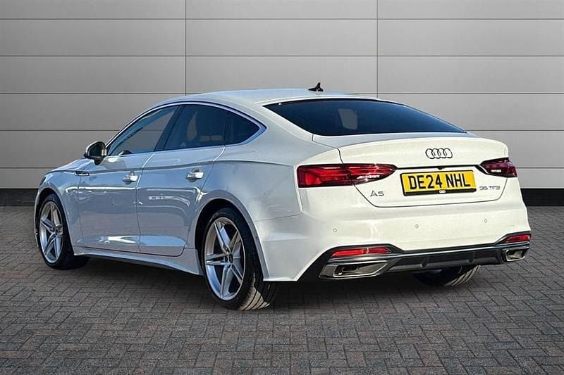 Used Audi A5 Sport 150 HP (110 kW) 2024 Glacier white Hatchback
