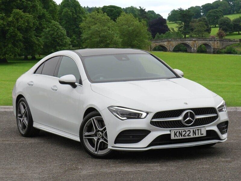 White Used 2022 Mercedes CLA250 AMG Line Premium Plus Sedan | £28,900 (A bit pricey) - Image 1/4